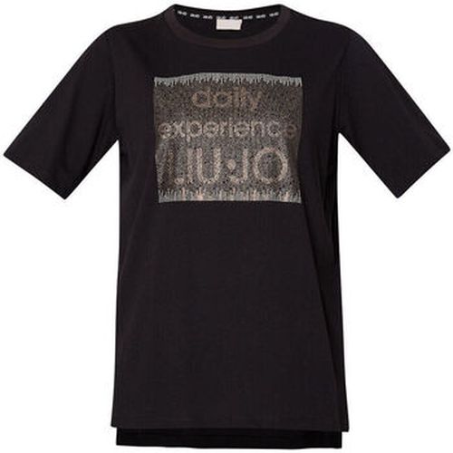 T-shirt T-shirt avec logo et strass - Liu Jo - Modalova