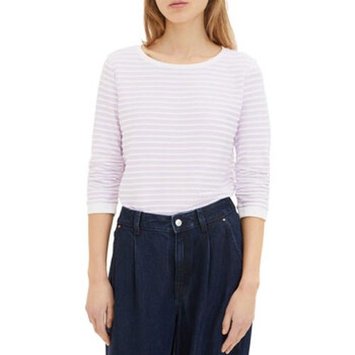 Sweat-shirt Sweat Rayé Lilac - Tom Tailor - Modalova