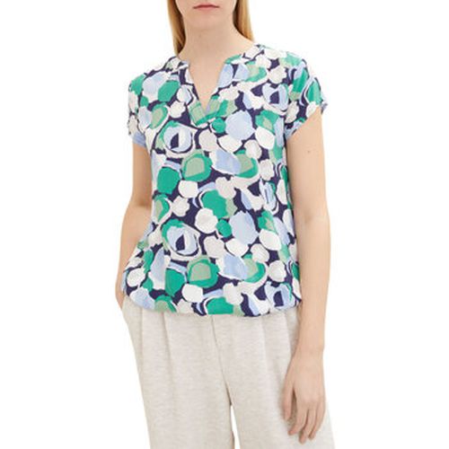 Chemise Tee Shirt Green Flower - Tom Tailor - Modalova