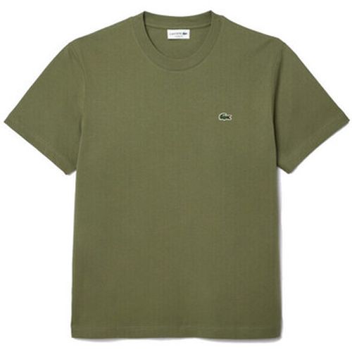 T-shirt T-SHIRT CLASSIC FIT EN JERSEY DE COTON VERT - Lacoste - Modalova