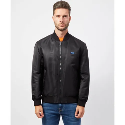 Blouson Veste en cuir coupe classique - BOSS - Modalova