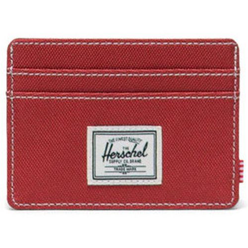 Portefeuille Charlie Cardholder Red Ochre/White Stitch - Herschel - Modalova