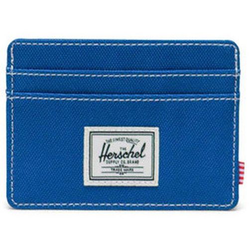 Portefeuille Carteira Charlie Cardholder True Blue/White Stitch - Herschel - Modalova