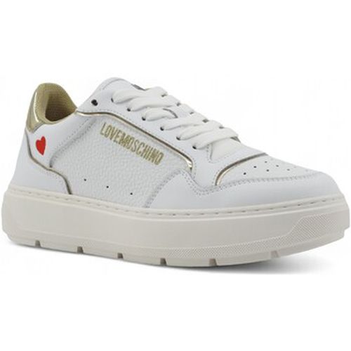 Bottines Sneaker Donna Bianco Platino JA15144G1LJC210A - Love Moschino - Modalova