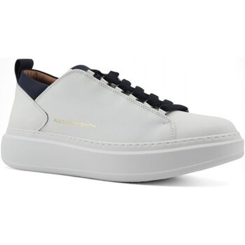 Chaussures Wembley Sneaker Uomo White Blu WYM2261 - Alexander Smith - Modalova