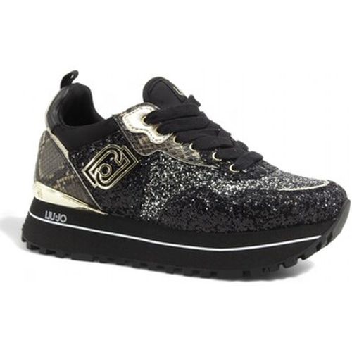 Chaussures Maxi Wender Glitter Sneaker Donna Black BF4001TX007 - Liu Jo - Modalova