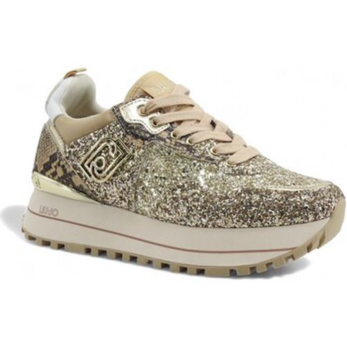 Bottines Maxi Wender Glitter Sneaker Donna Sand BF4001TX007 - Liu Jo - Modalova