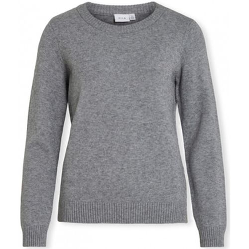 Pull Noos Ril O-Neck L/S - Medium Grey - Vila - Modalova