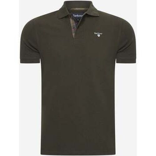 T-shirt Polo en piqué écossais - forêt - Barbour - Modalova