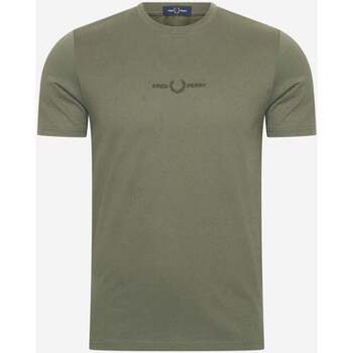 T-shirt T-shirt brodé - couronne de laurier - Fred Perry - Modalova