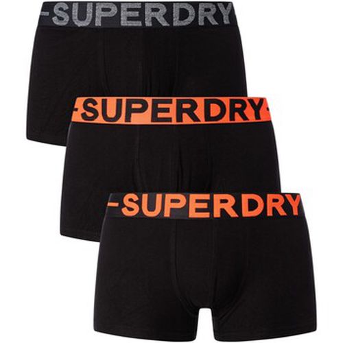 Caleçons Lot de 3 boxers en coton biologique - Superdry - Modalova