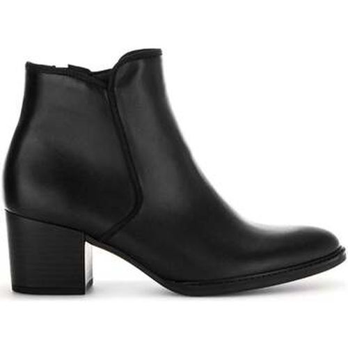 Bottines en cuir à talon block décroché - Gabor - Modalova