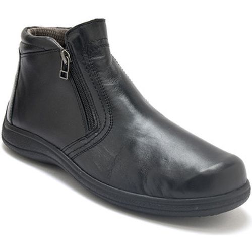 Boots Boots cuir extensible 2 zips - Pediconfort - Modalova