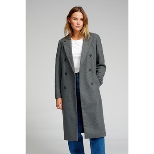 Manteau Manteau classique en laine - Mélange foncé - Teeshoppen - Modalova