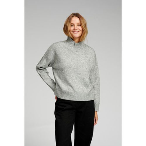 Sweat-shirt Pull polo surdimensionné en maille - Mélange clair - Teeshoppen - Modalova