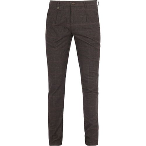 Pantalon Chino Pico Pleat A Carreaux - Suitable - Modalova