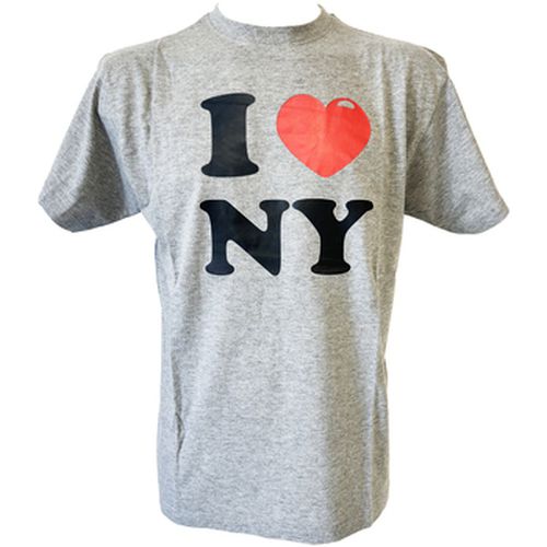 T-shirt Tee-shirt Homme I Love New York Chiné - Taille L - Corner - Modalova