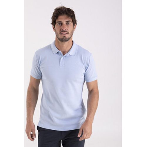 T-shirt Polo uni en maille cloquée fantaisie - Camberabero - Modalova