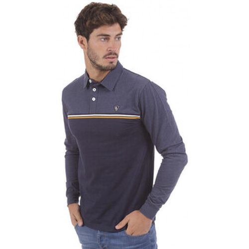 T-shirt Polo manches longues marine V33 - Camberabero - Modalova