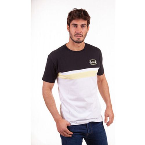 T-shirt Tee-shirt manches courtes colorblock avec broderies - Camberabero - Modalova