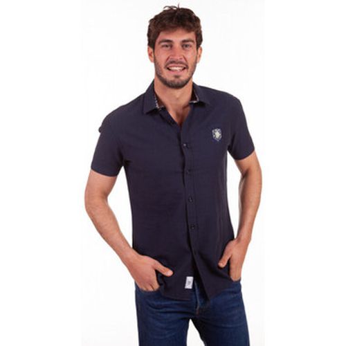 Chemise Chemise manches courtes marine à broderies - Camberabero - Modalova