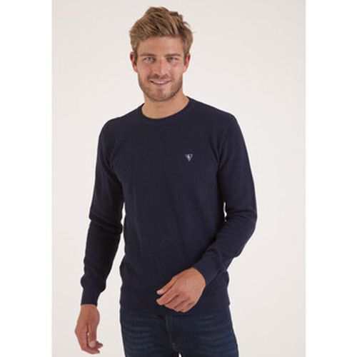 Pull Pull col rond uni marine - Camberabero - Modalova