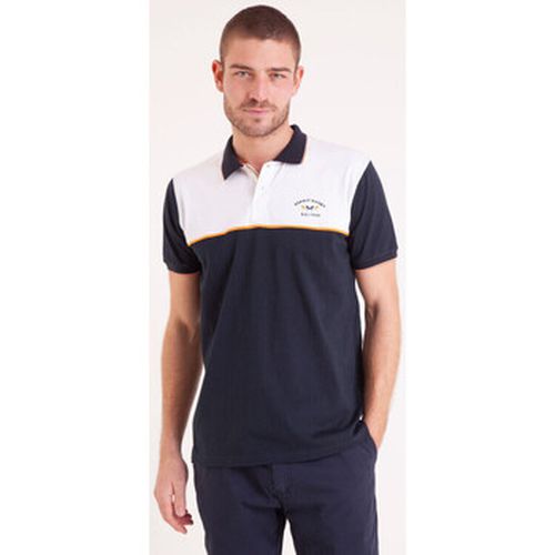 T-shirt Polo manches courtes colorblock en jersey - Camberabero - Modalova