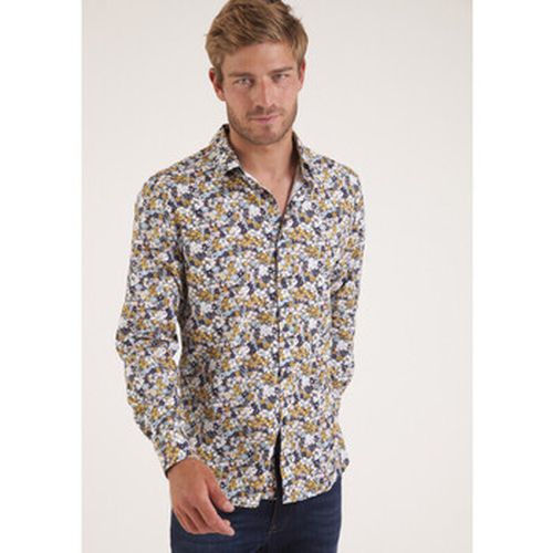 Chemise Chemise manches longues imprimé fleurs marine - Camberabero - Modalova