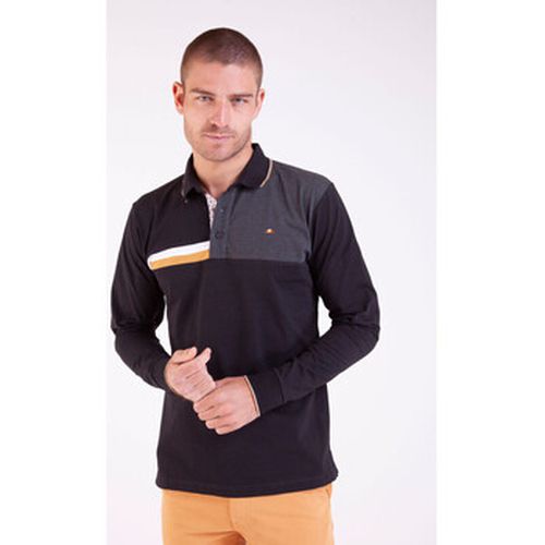 T-shirt Polo manches longues colorblock - Camberabero - Modalova