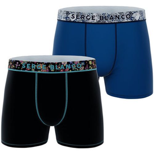 Boxers Lot de 2 boxers coton Flower - Serge Blanco - Modalova