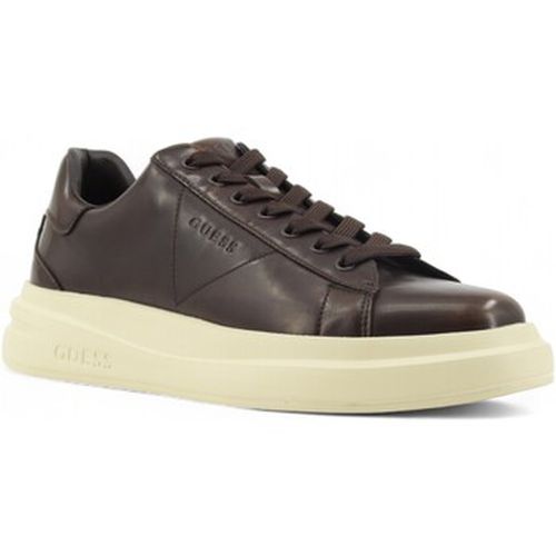 Chaussures Smooth Sneaker Uomo Brown Beige FMTEBRLEA12 - Guess - Modalova