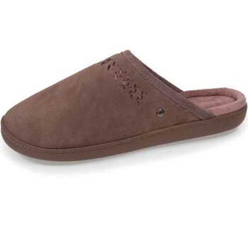 Chaussons Chaussons mules cuir Taupe - Isotoner - Modalova