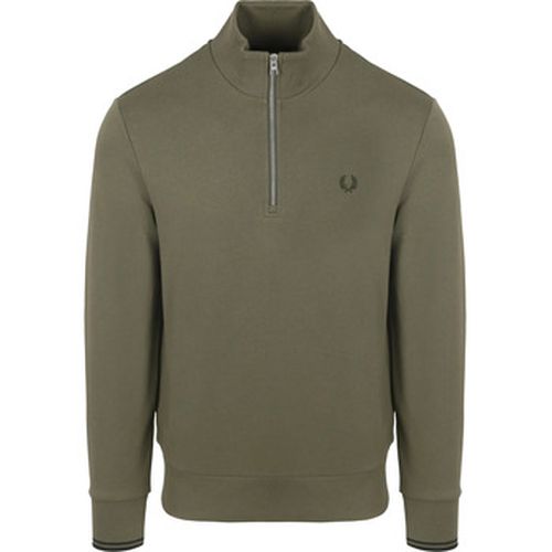 Sweat-shirt Pull Demi-Zip Olive - Fred Perry - Modalova