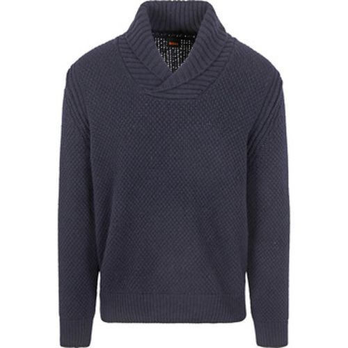 Sweat-shirt Pull Amadon Marine - BOSS - Modalova