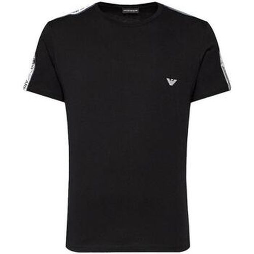 T-shirt Lounge Eagle Tape T-Shirt - Black - Emporio Armani - Modalova