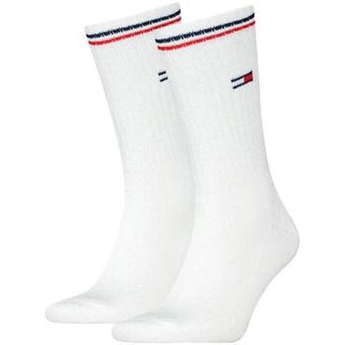 Chaussettes 2 Pack Flag Small Logo Socks White - Tommy Hilfiger - Modalova