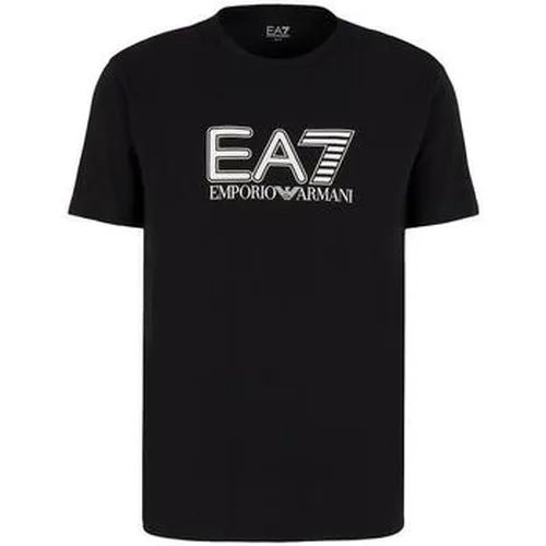 T-shirt Visibility Logo T-Shirt Black - Ea7 Emporio Armani - Modalova