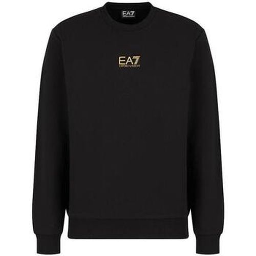 Sweat-shirt Identity Cotton Sweatshirt Black/Gold - Ea7 Emporio Armani - Modalova