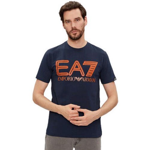 Debardeur Tee shirt Ea7 Emporio Armani marine 3DPT37 - Emporio Armani EA7 - Modalova