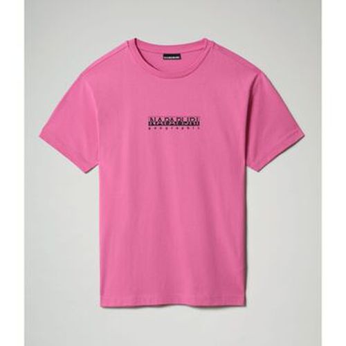 T-shirt S-BOX SS 1 - NP0A4FF5-PR1 PINK SUPER - Napapijri - Modalova