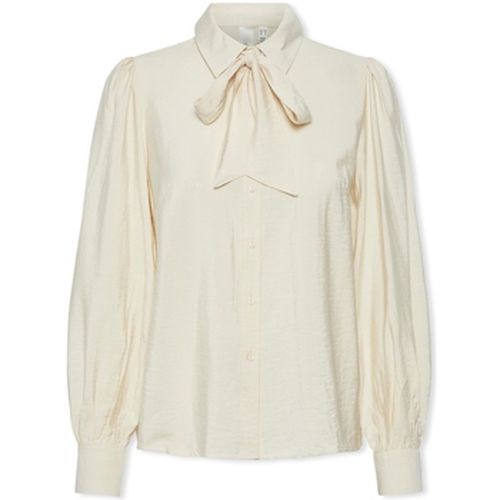 Blouses YAS Noos Pil Bow Shirt - Birch - Y.a.s - Modalova