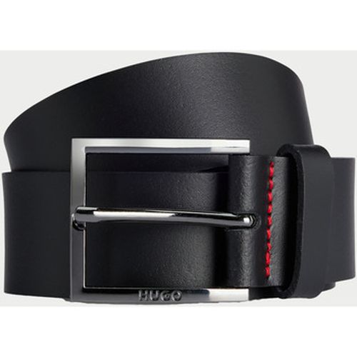 Ceinture Ceinture en cuir avec surpiqûres rouges - BOSS - Modalova