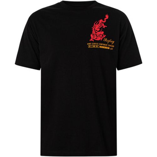 T-shirt T-shirt graphique de l'armée du dragon - Replay - Modalova