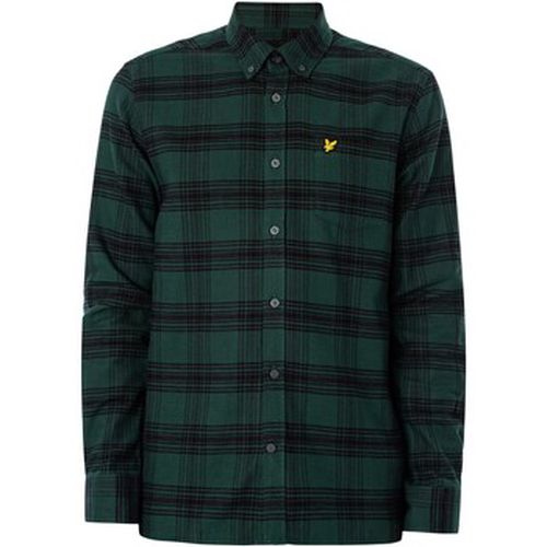 Chemise Chemise en flanelle à carreaux ton sur ton - Lyle & Scott - Modalova