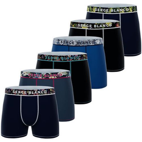 Boxers Lot de 6 boxers ceinture sublimation - Serge Blanco - Modalova