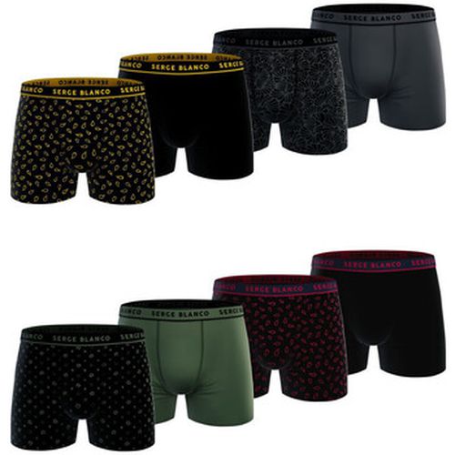 Boxers Lot de 8 boxers Casual - Serge Blanco - Modalova