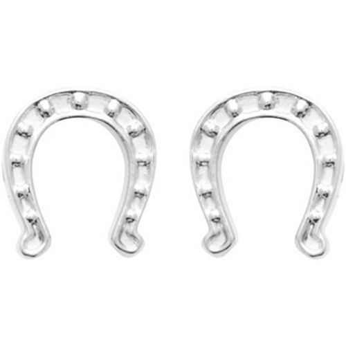 Boucles oreilles Boucles d'oreilles fer à cheval argent rhodié - Brillaxis - Modalova