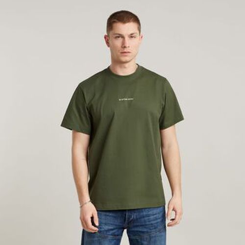 T-shirt D25677-C336 CENTER CHEST-B230 SHADOW OLIVE - G-Star Raw - Modalova