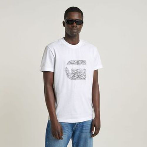 T-shirt D25674-C336 STUTCH BURGER-110 WHITE - G-Star Raw - Modalova