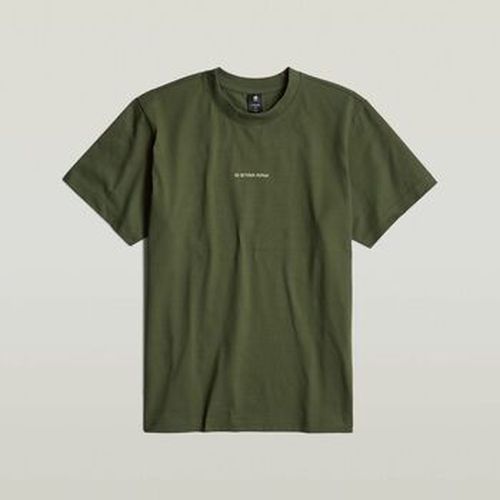 T-shirt D25677-C336 CENTER CHEST-B230 SHADOW OLIVE - G-Star Raw - Modalova